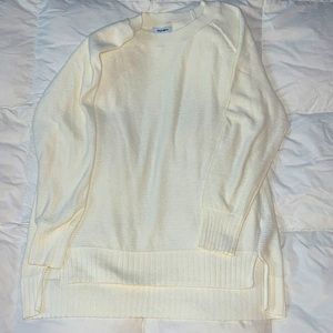 Old navy tunic length sweater. Cream